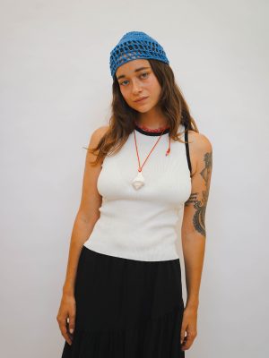 גופיית קונטור לבנה