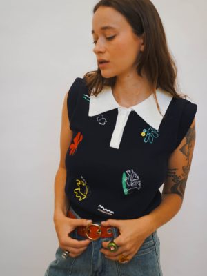 אפודת אלמוגים כחולה