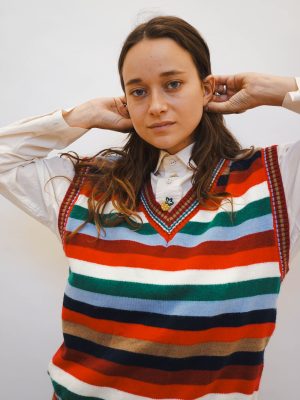 אפודת קשת+צעיף