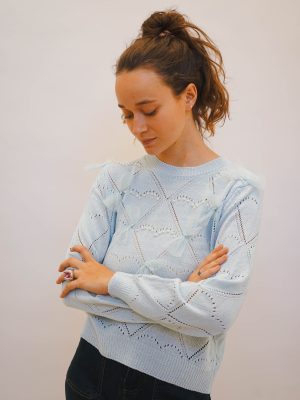 סריג שחף תכלת