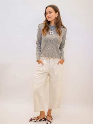 מכנסי איזמיר לבן