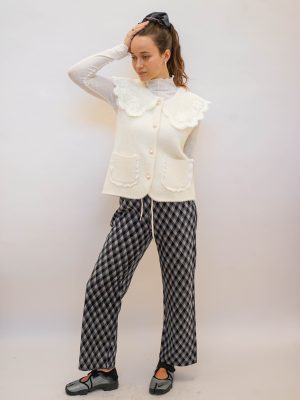 מכנסי מעויינים כחול