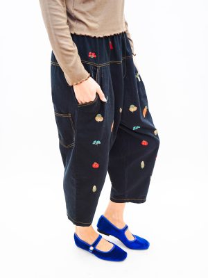 מכנסי ריקמות קרוט