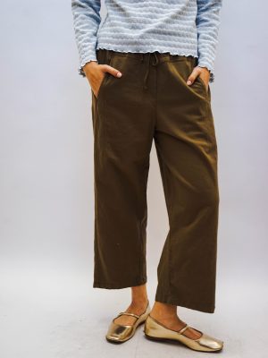 מכנסי שרוך חום