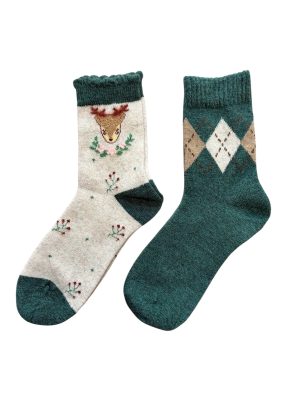 שני זוגות גרבי מעוייני האייל