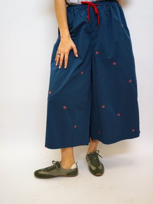 מכנסי פינקי דוטס כחול