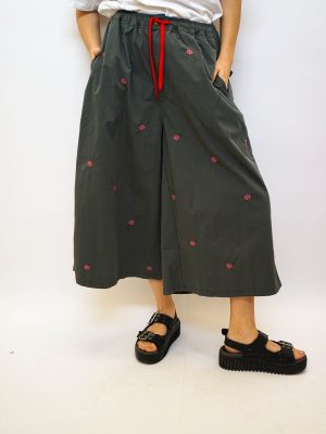 מכנסי פינקי דוטס אפור