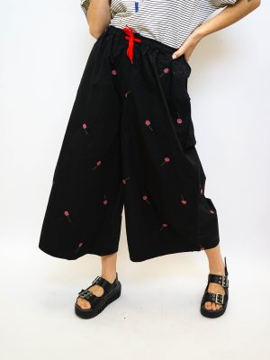 מכנסי פינקי דוטס שחור