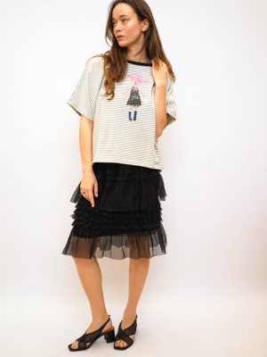 חצאית פיות טול שחור