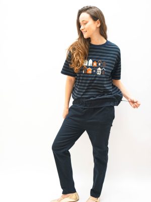 חולצת הביתה כחול