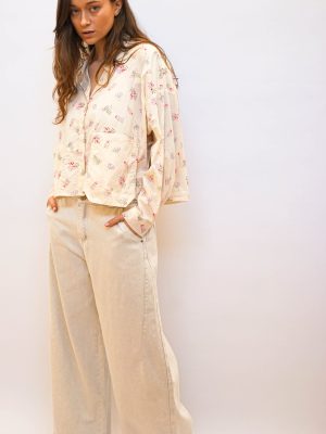 מכנסי ג'ינס צבע אבן