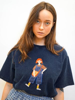 טי צבע ג'ינס בילבי