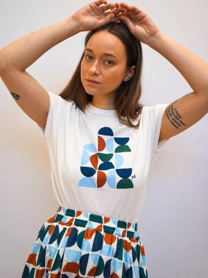 טי ג'אגלינג כחול