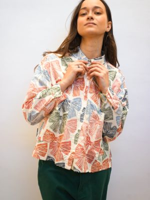 מכופתרת פפיוני צבע