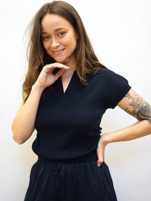 פולו אביב צווארון נייבי