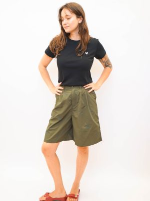 ברמודת חתולים רקומים ירוק