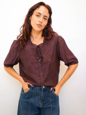 חולצת וינטאג' סטייל חציל